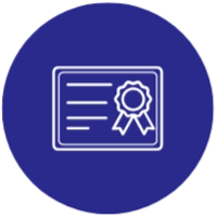 certificate blue
